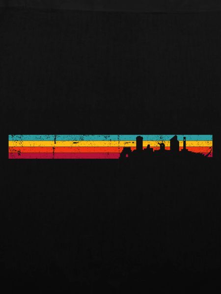 Retro Sunset Skyline