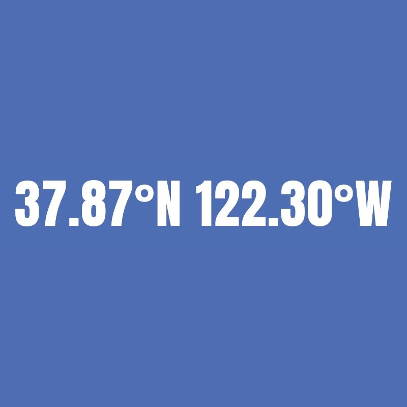 Berkeley, California, USA Coordinates