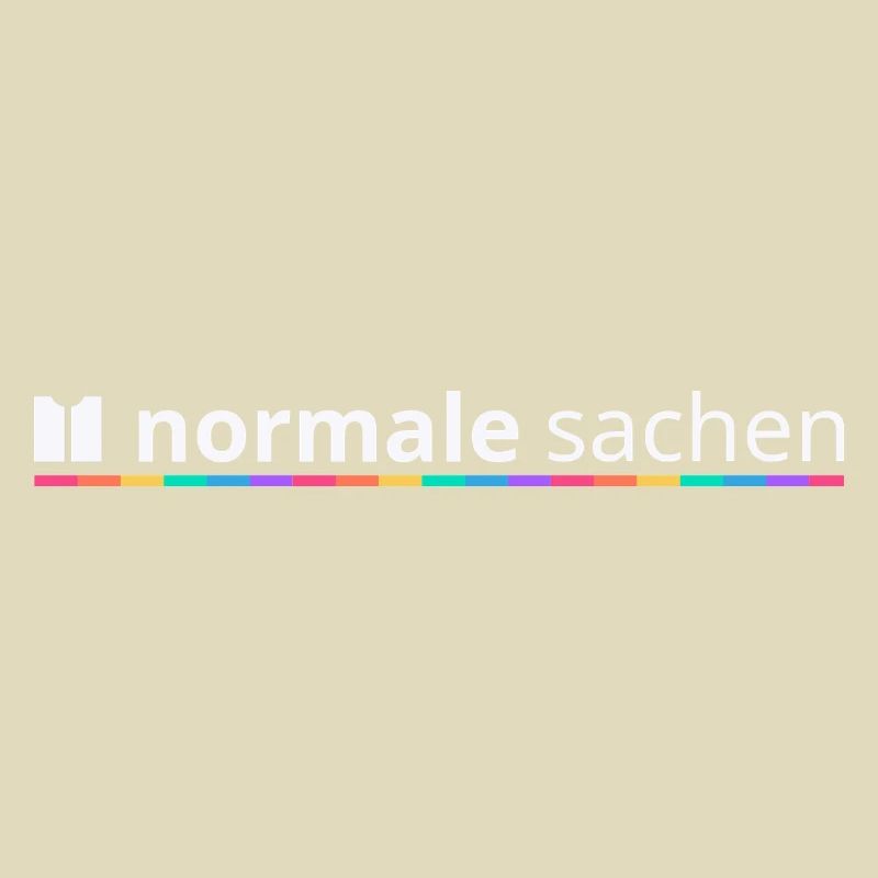 Normal Stuff Logo Arc-en-ciel