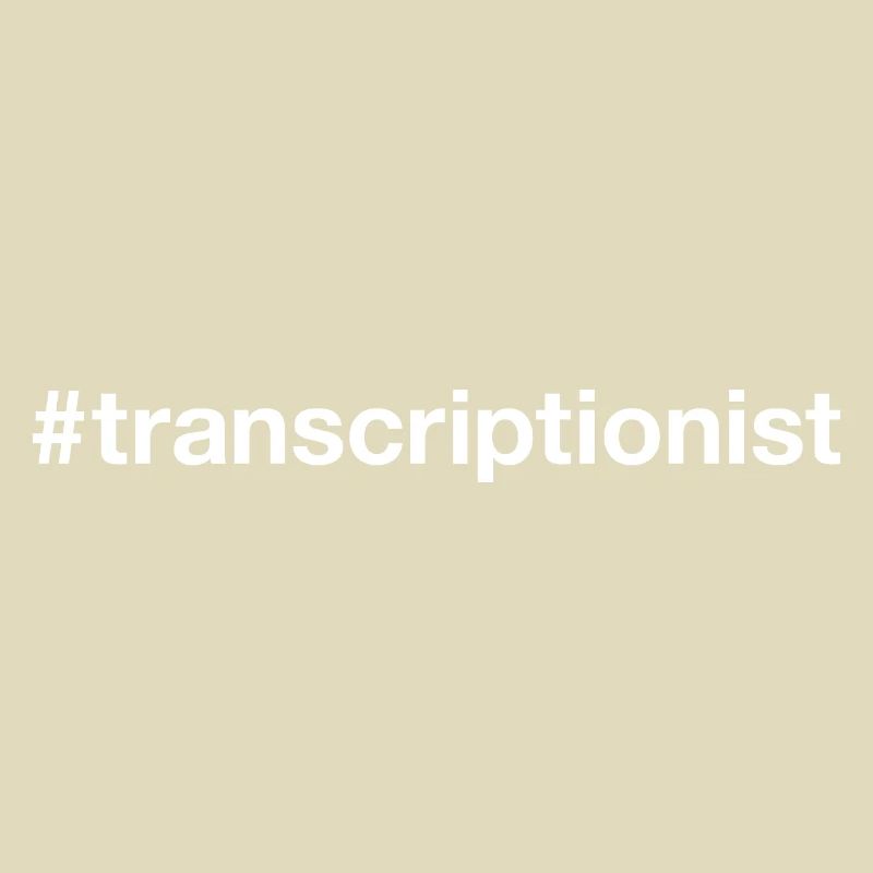 TRANSCRIPTEUR BLANC