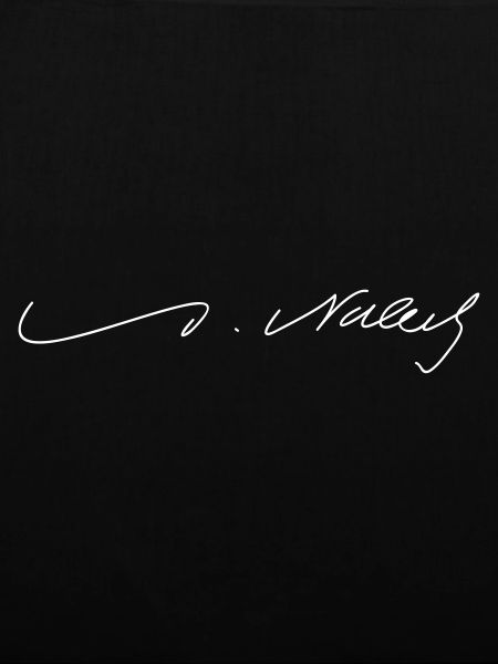 Unterschrift von Alfred Nobel