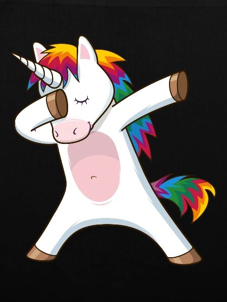 dabbing einhorn