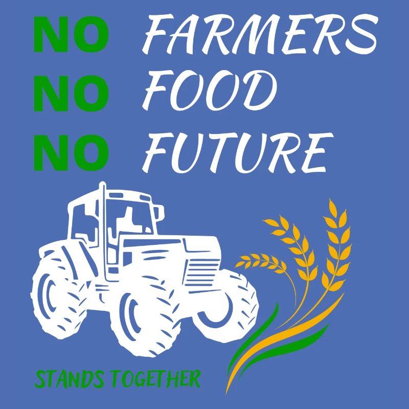 Pas d’agriculteurs, pas de nourriture, pas d’avenir - se tient ensemble
