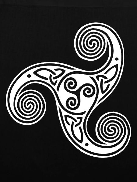 Keltisches Stammessymbol (Weiß)