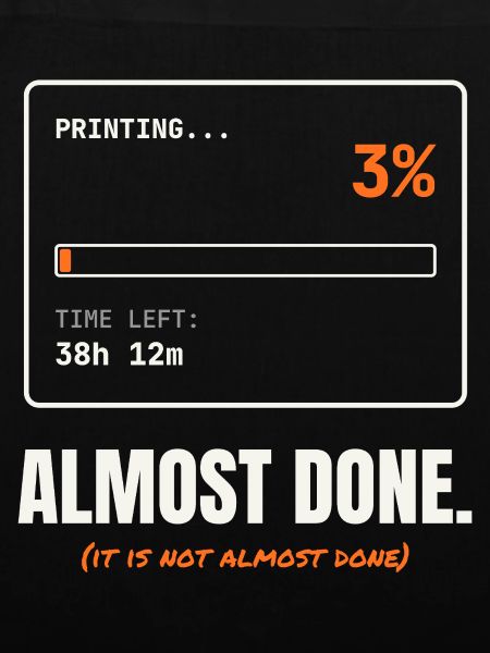 Almost Done Printing Progress