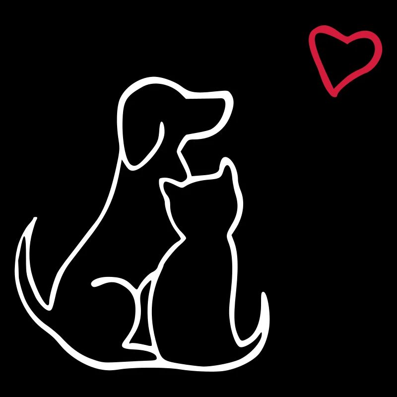 chien chat amour