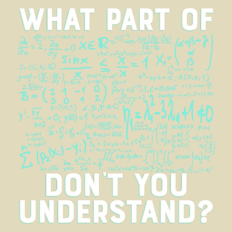 Math science complicated funny gift