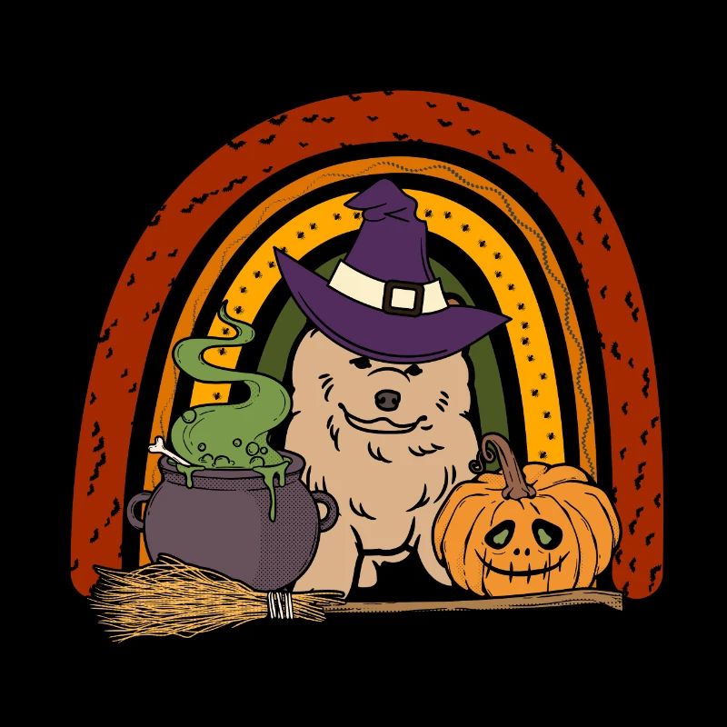 Cute Chow Chow Halloween Dog
