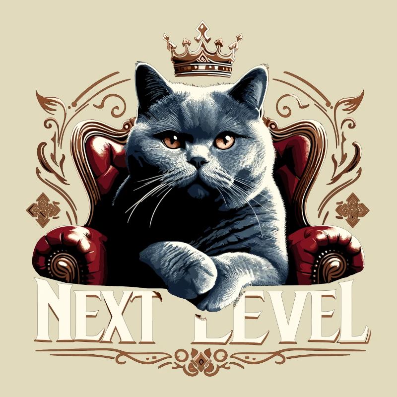 BKH Britisch Kurzhaar Blue Katze Königssessel