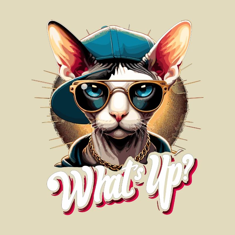 Cornish Rex What’s Up Cat Gift