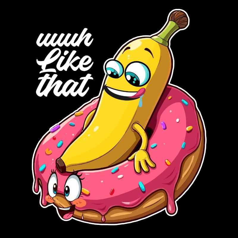 Banana Donut Relationship Love Making Gift