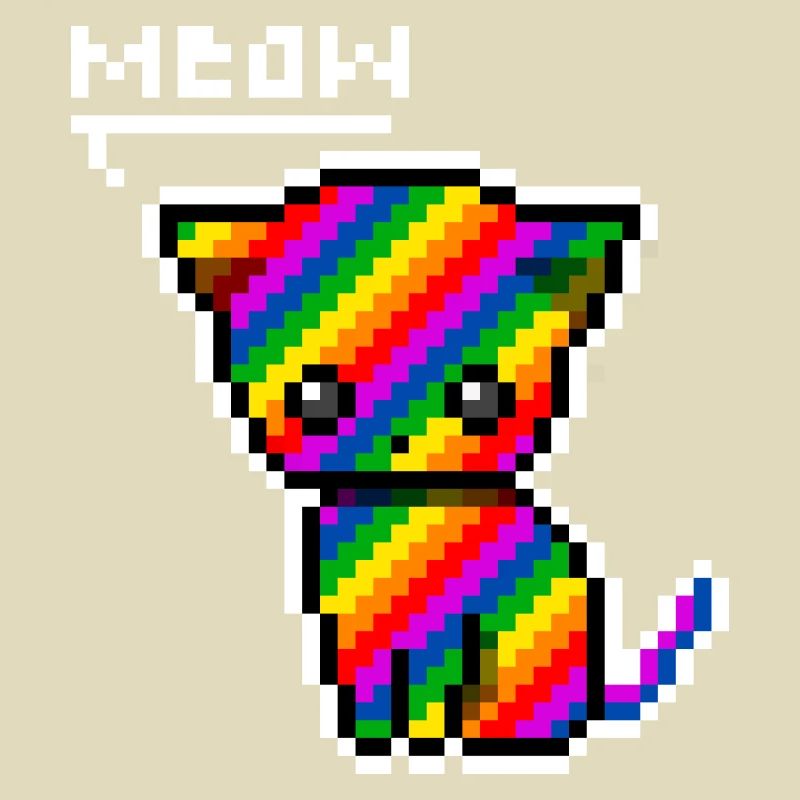 rainbow cat
