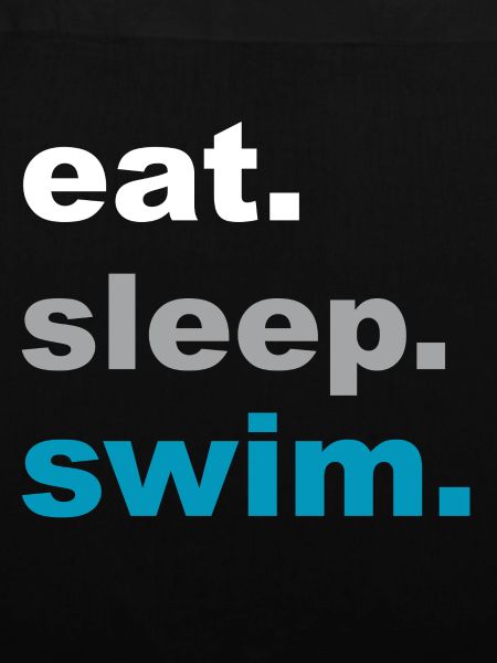 Eating, sleeping, swimming! - Gift