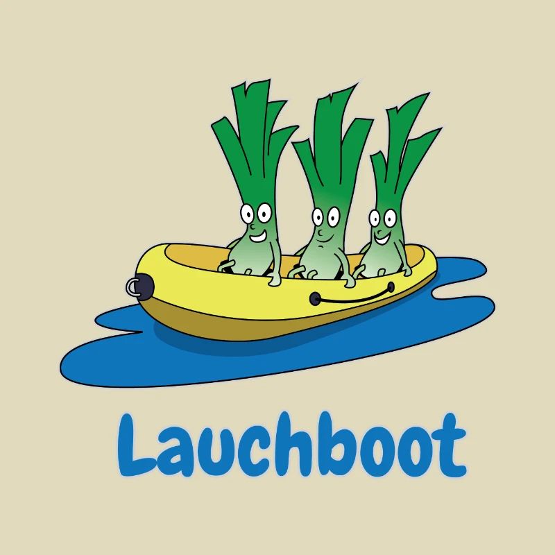 Lauchboot Lauch Schlauchboot Witzige Geschenkidee