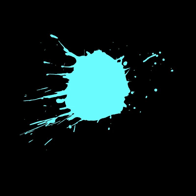 Color blot turquoise
