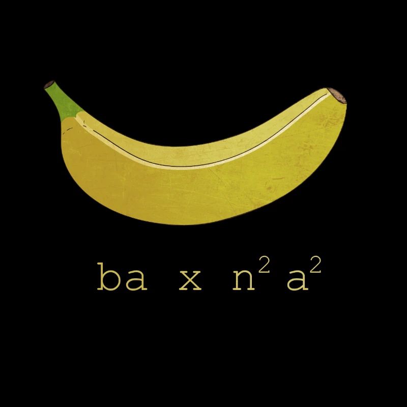 Mathematics Banana Math Student Gift Idea