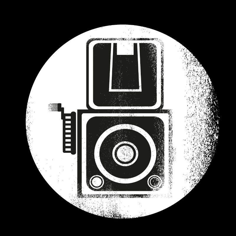 Camera stencil black gift