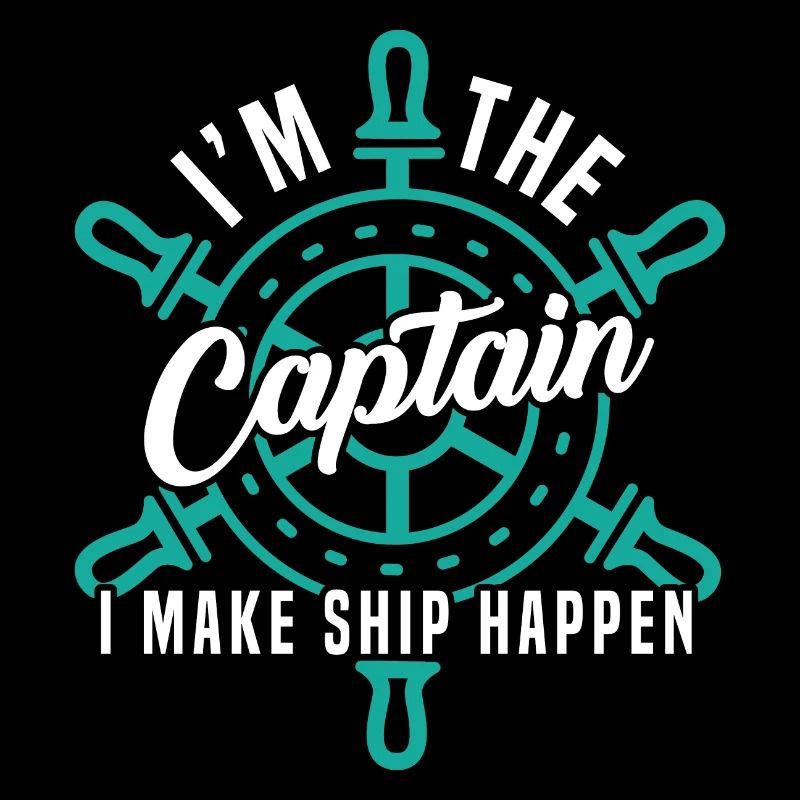 Je suis le capitaine Je fais que le navire arrive