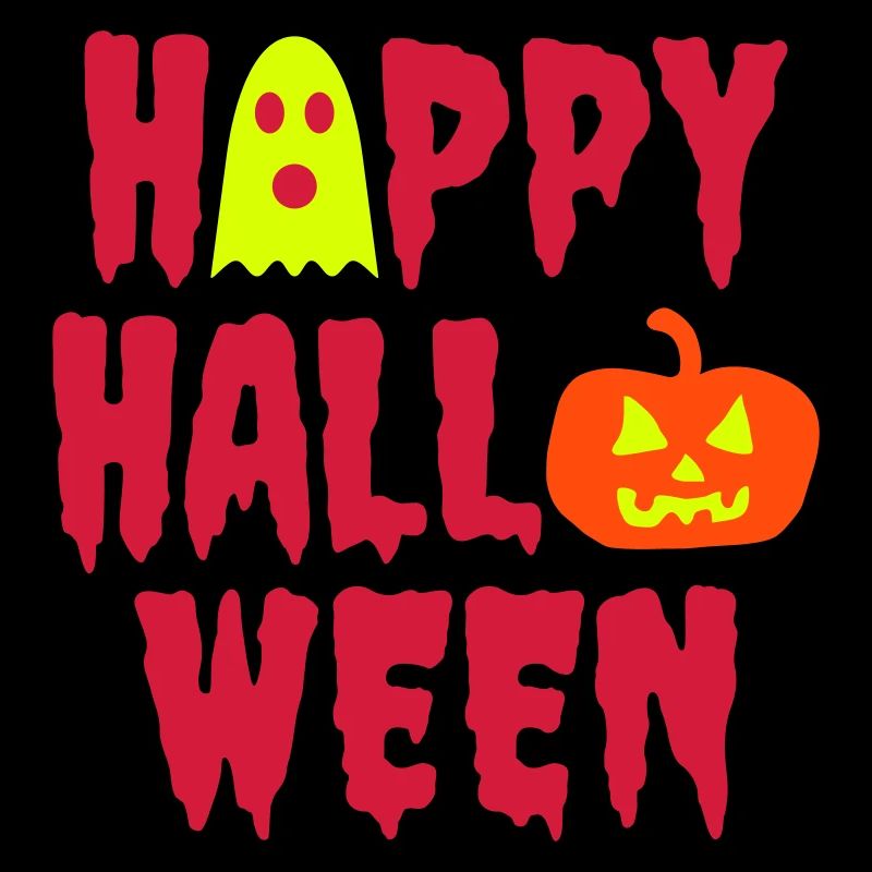 Happy halloween (Geist, Halloweenkürbis)