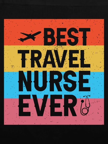 Beste Reisekrankenschwester Design Nurse