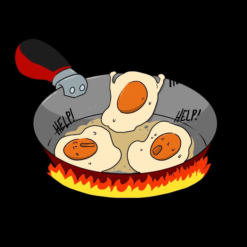 Fried eggs in the pan HELP!