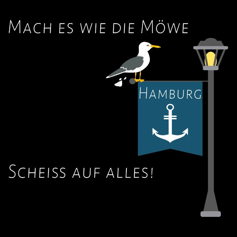 Möwe scheißt auf alles - Hamburg