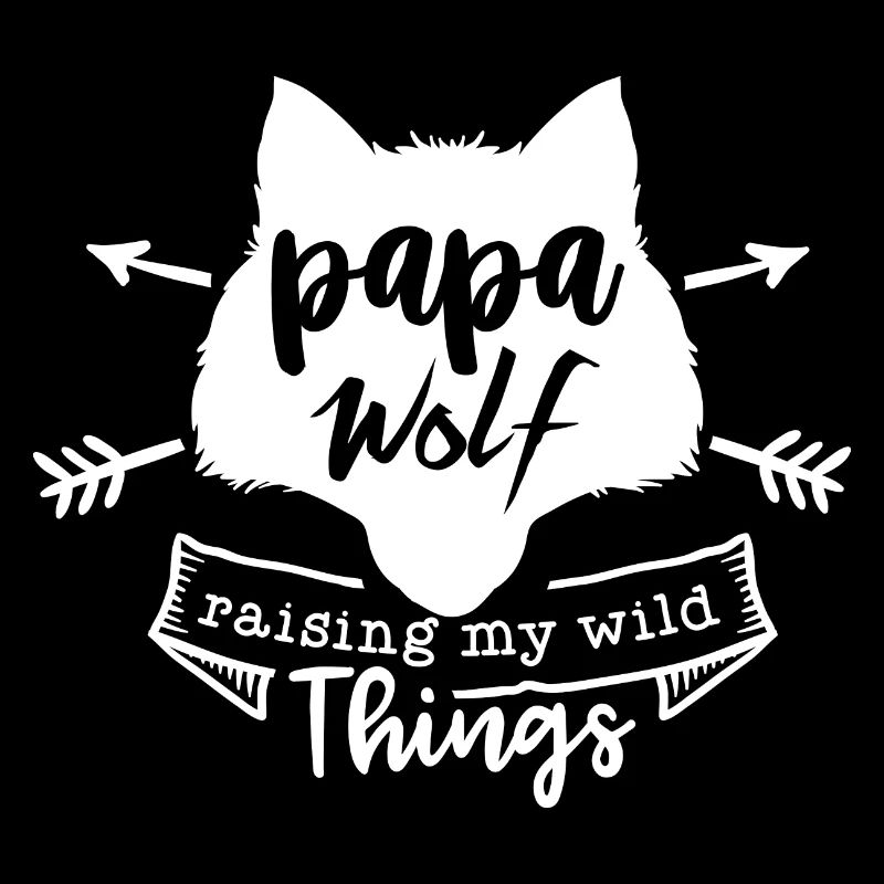 Papa Wolf weiß