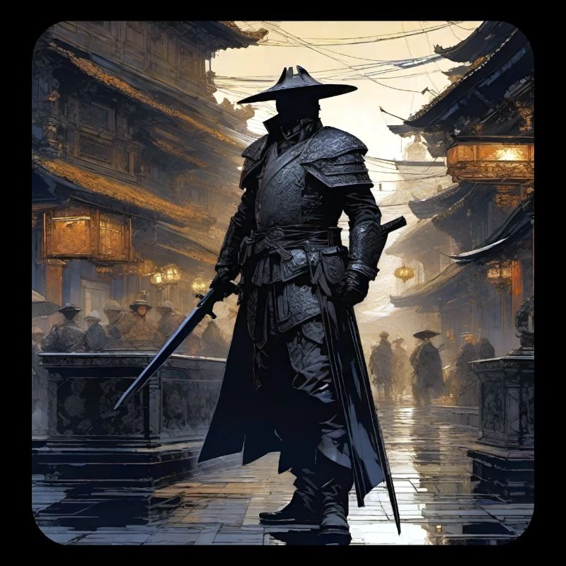 Proud Samurai Warrior Japan Asia Kendo Ninja