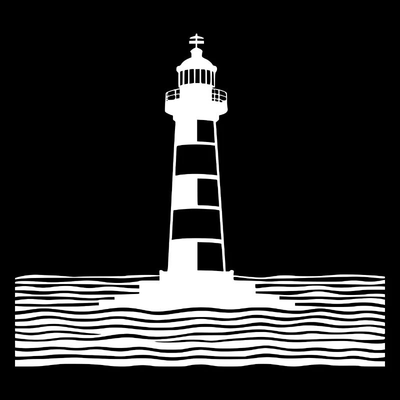 Leuchtturm 1 weiß