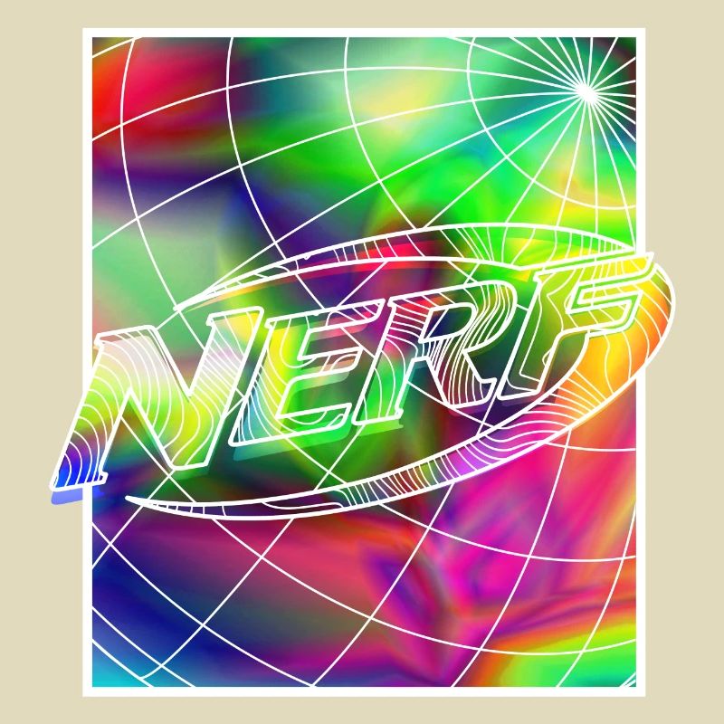 Nerf Rainbow Square Logo