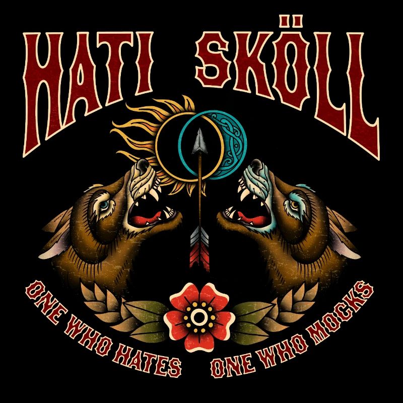 Hati Skoll - Two Wolves Design