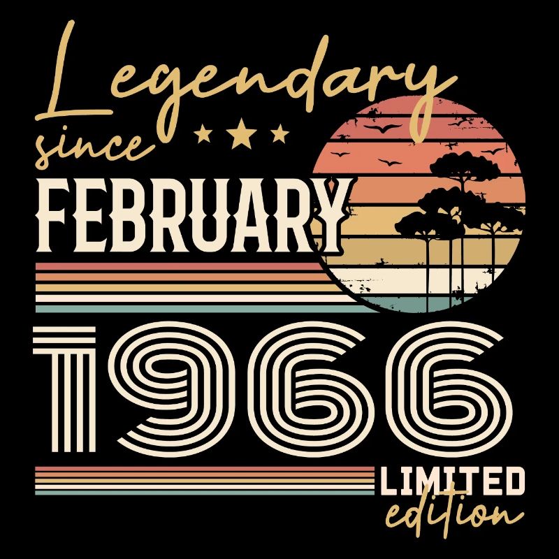 Février 1966 anniversaire 1966 légendes Février