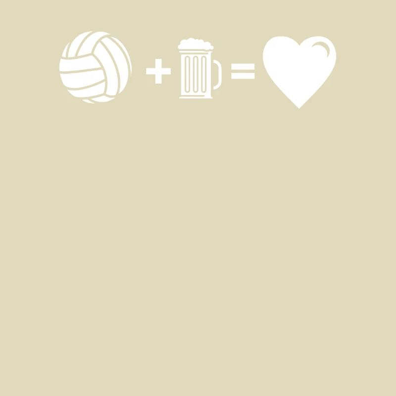 Volleyball Bier Liebe Geschenk