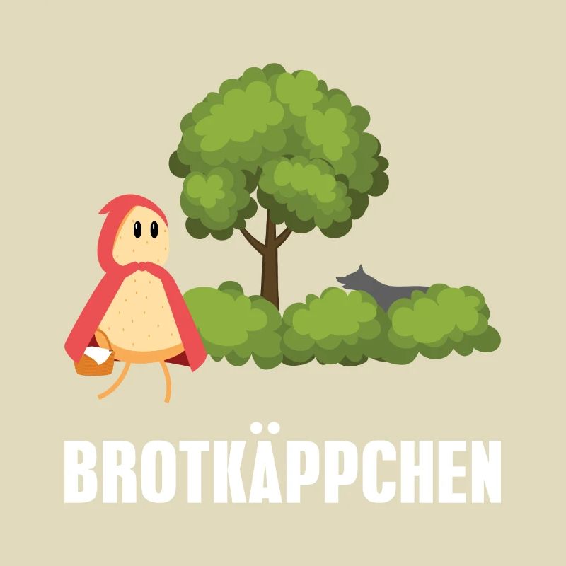 Brotkäppchen - Rotkäppchen Wolf Oma Märchen