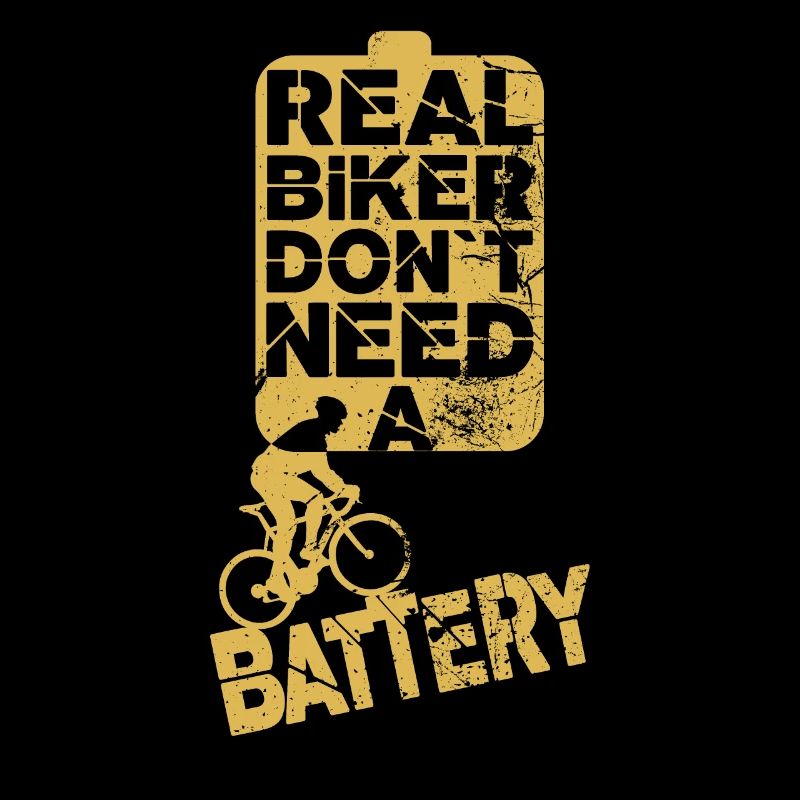 Real cyclists without battery