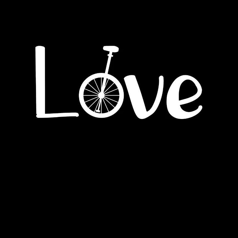 Einrad Love liebe - Einradfahrer