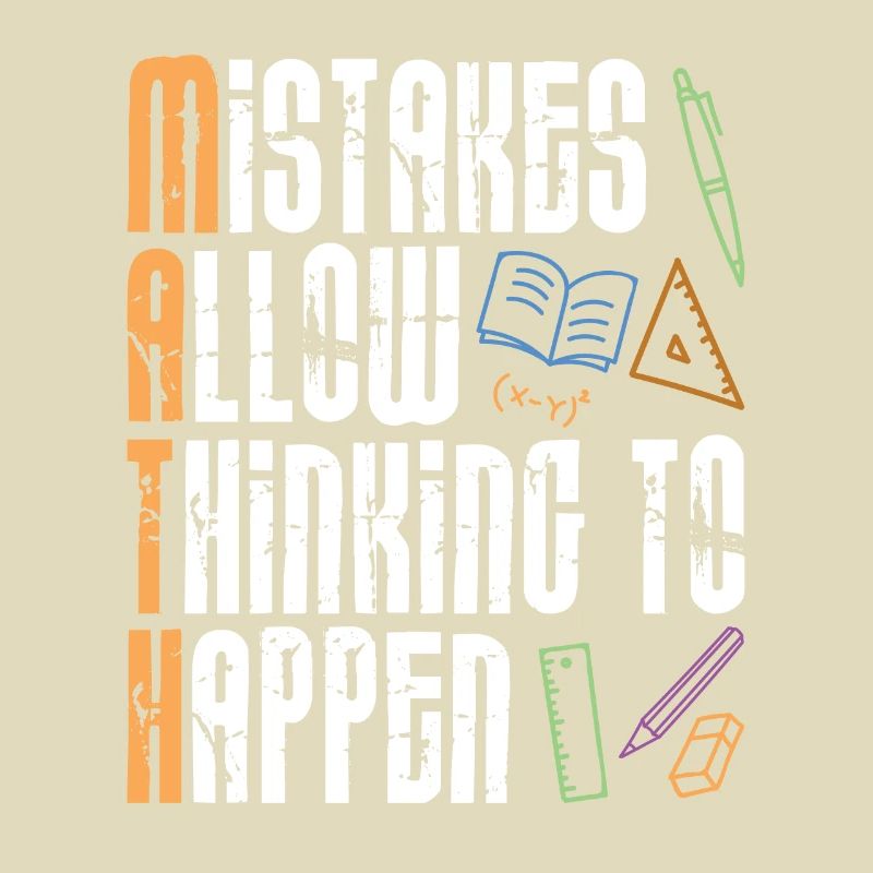 Math school mathematics study formula gift