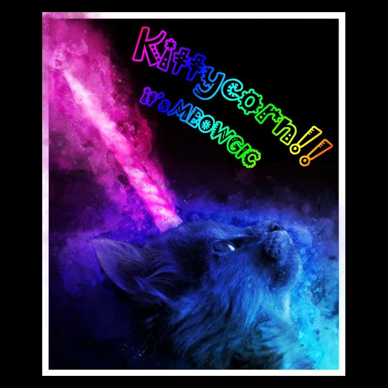 KITTYCORN, KATZE, EINHORN, FANTASY, Geschenk