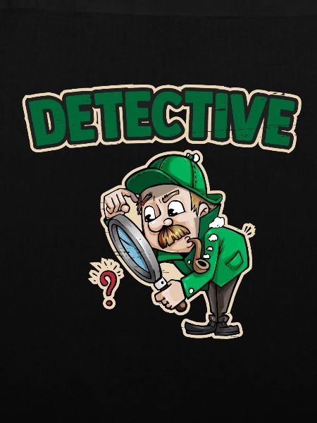 Detektiv mit Lupe