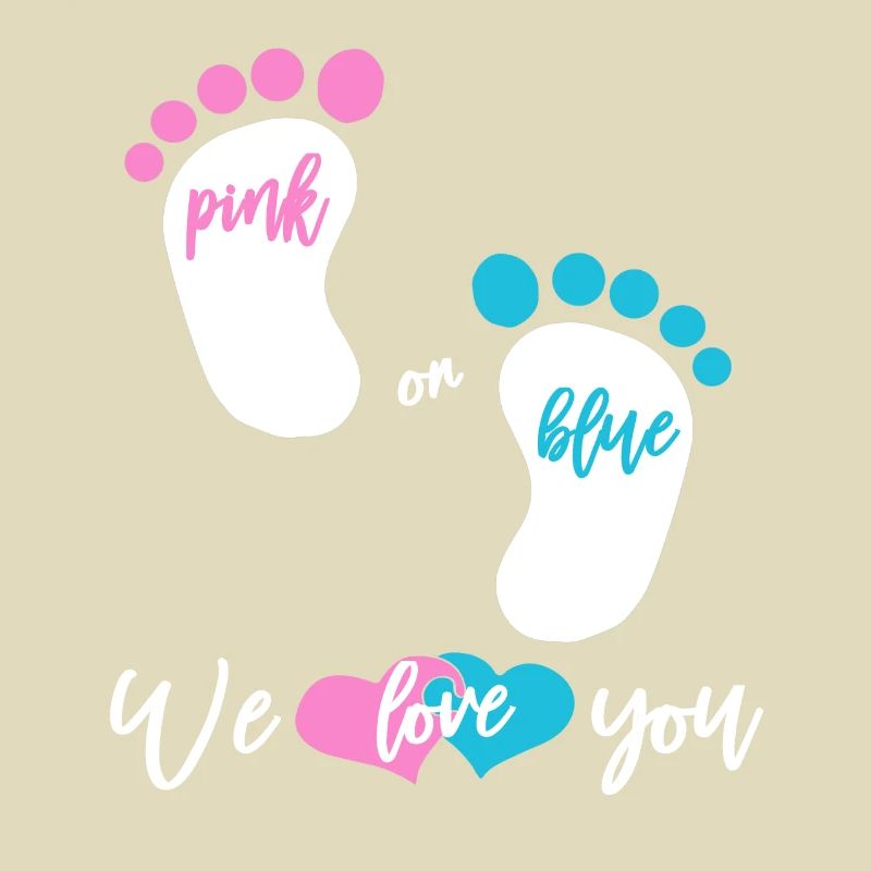 Pink or Blue Mädchen oder Junge