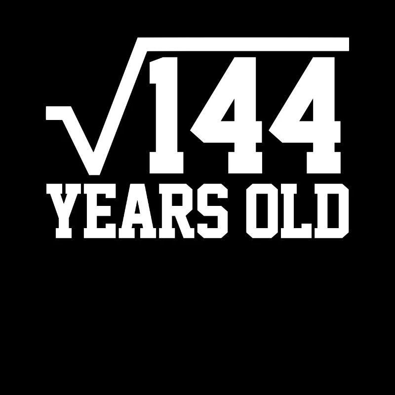 Root 144 12 maths d'anniversaire