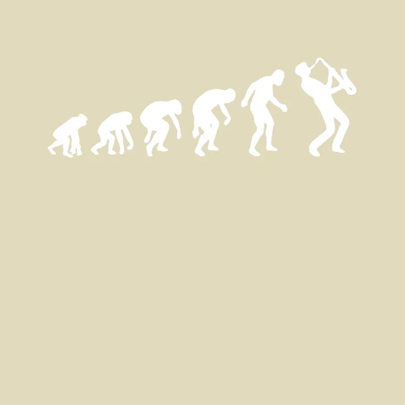 Evolution Saxophonist T-Shirt Saxophone Gift