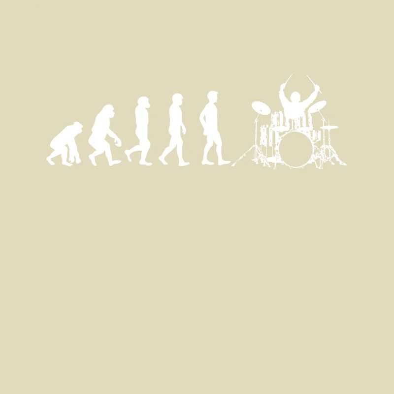 Drummer Drummer T-Shirt Drums Evolution