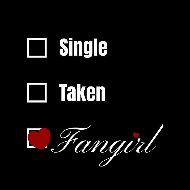 Fangirl Crush Herz Liebe Mädchen witzig Geschenk