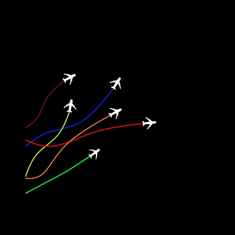 Pilot Flugzeug bunt