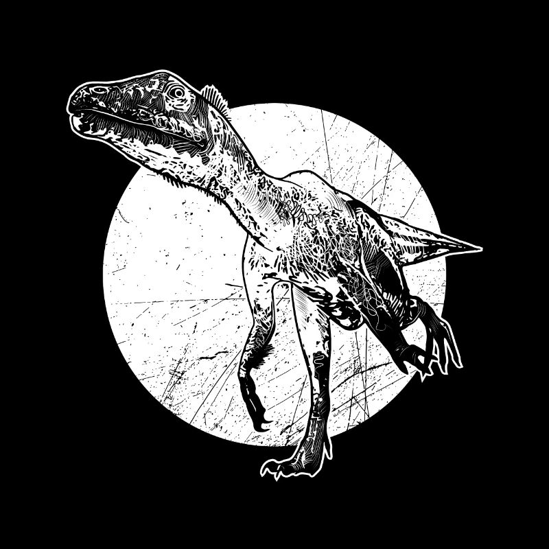 Utharaptor Dinosaurier Reptil Jäger Urzeit Fossil