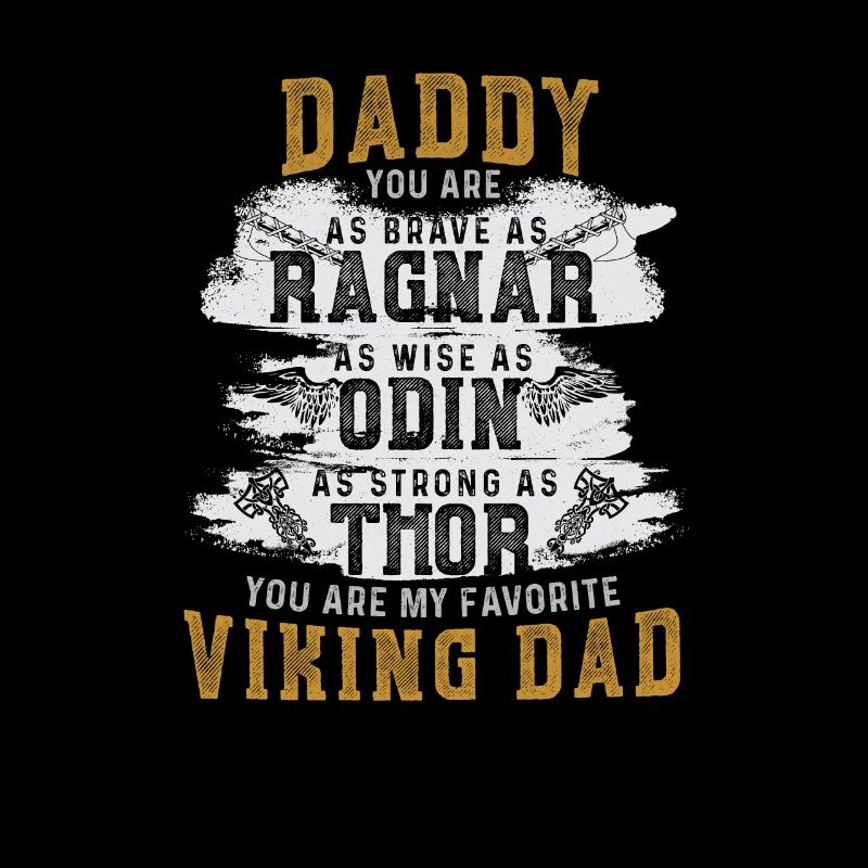 Viking Père Sage Comme Odin Stark Comme Thor