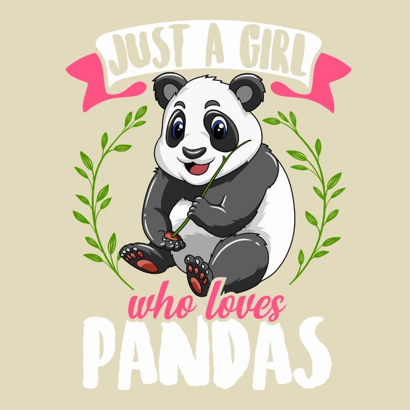 Mädchen Panda
