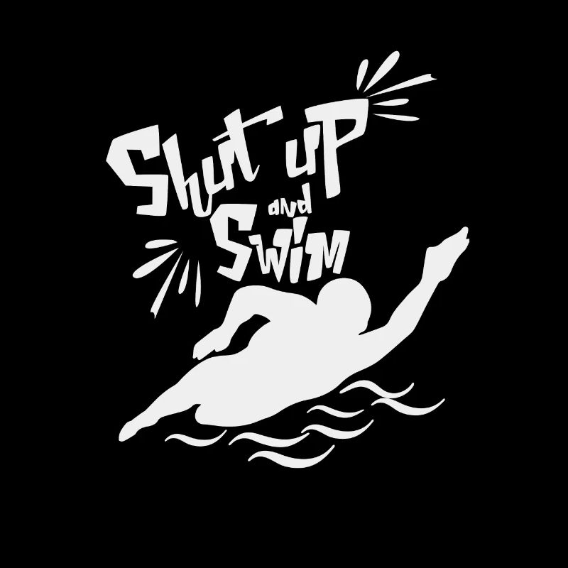 Sei leise und Schwimm