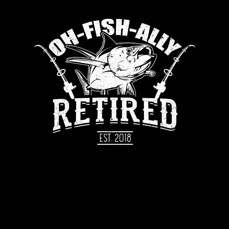 Oh Fish Ally im Ruhestand Est 2018 Ruhestandsparty Lov